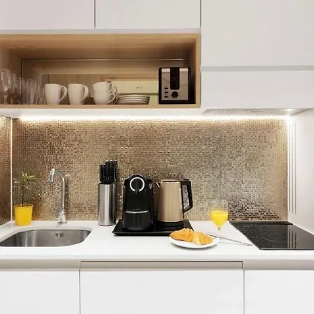 Lägenhet Hanza Tower 22 White Jacussi & Sauna & Pool &