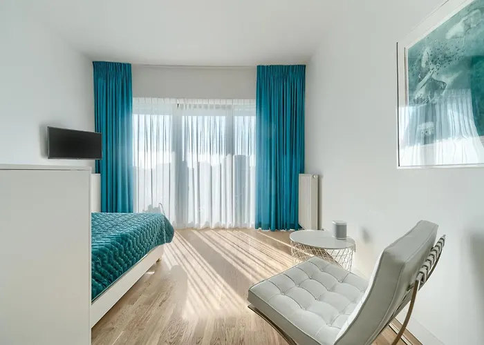 Hanza Tower 22 White Jacussi & Sauna & Pool & Daire *