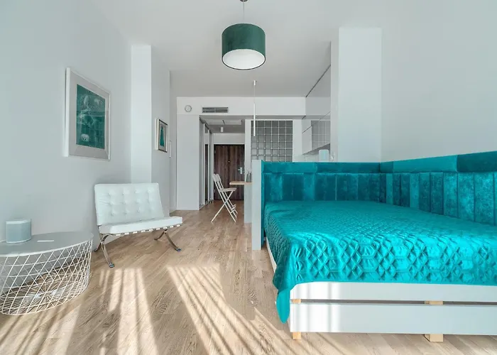 Hanza Tower 22 White Jacussi & Sauna & Pool &