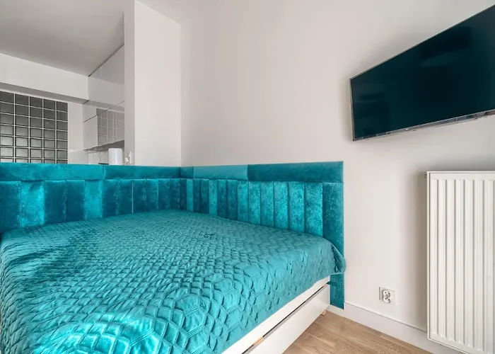 Hanza Tower 22 White Jacussi & Sauna & Pool & * Szczecin