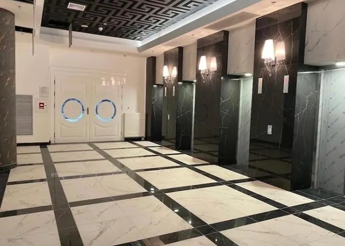 Daire Hanza Tower 22 White Jacussi & Sauna & Pool &